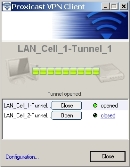 VPN Client: Connection Panel